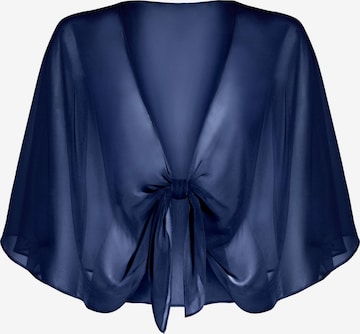 Adrianna Papell Cape in Blue: front