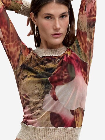 Maglietta 'TS_ORCHIDS_LACROIX 26WWTK22' di Desigual in marrone