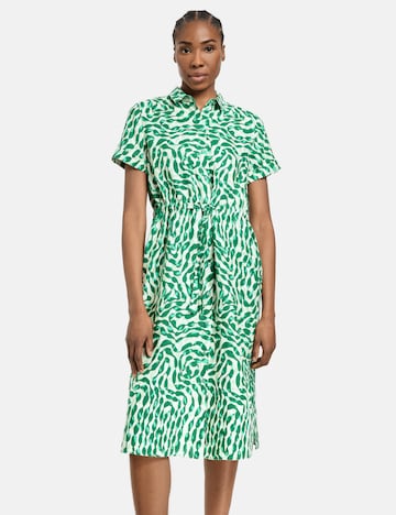 GERRY WEBER Shirt Dress in Green: front