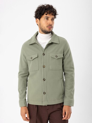Coupe regular Chemise Antioch en vert : devant