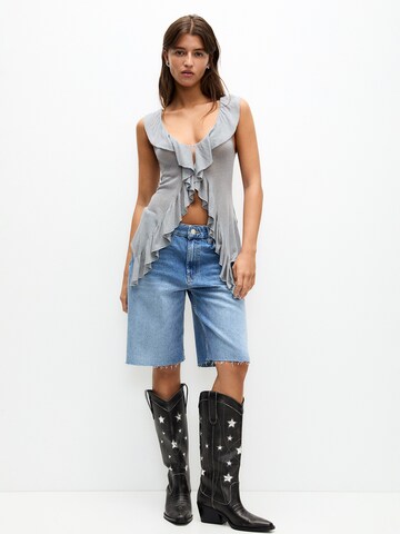 Pull&Bear Топ в сиво