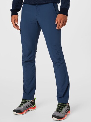 Schöffel Regular Outdoor Pants 'Folkstone' in Blue: front