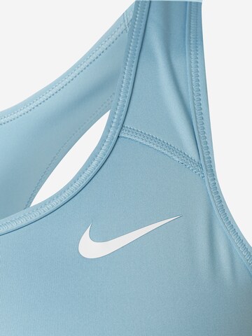 NIKE Bustier Sport-BH in Blau