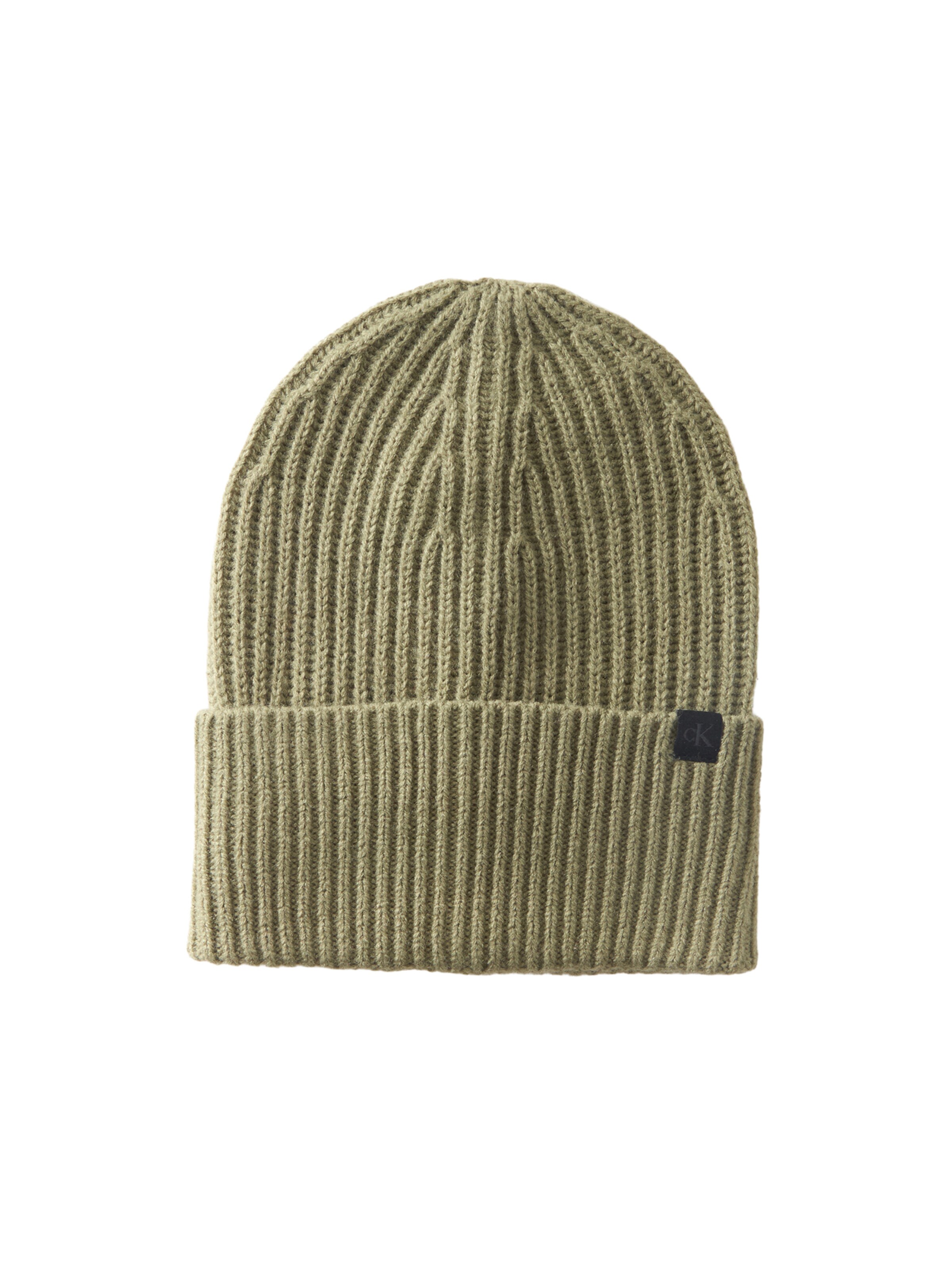 Calvin Klein Beanie in Green: front