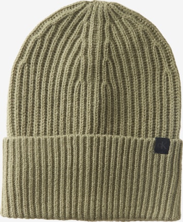 Calvin Klein Beanie in Green: front