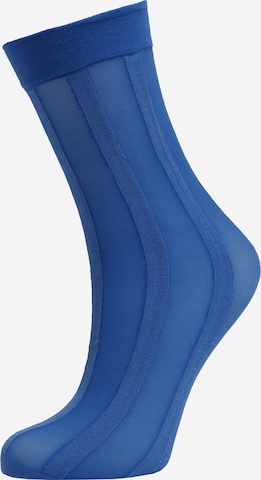 Calzino 'ROBIN' di Swedish Stockings in blu: frontale