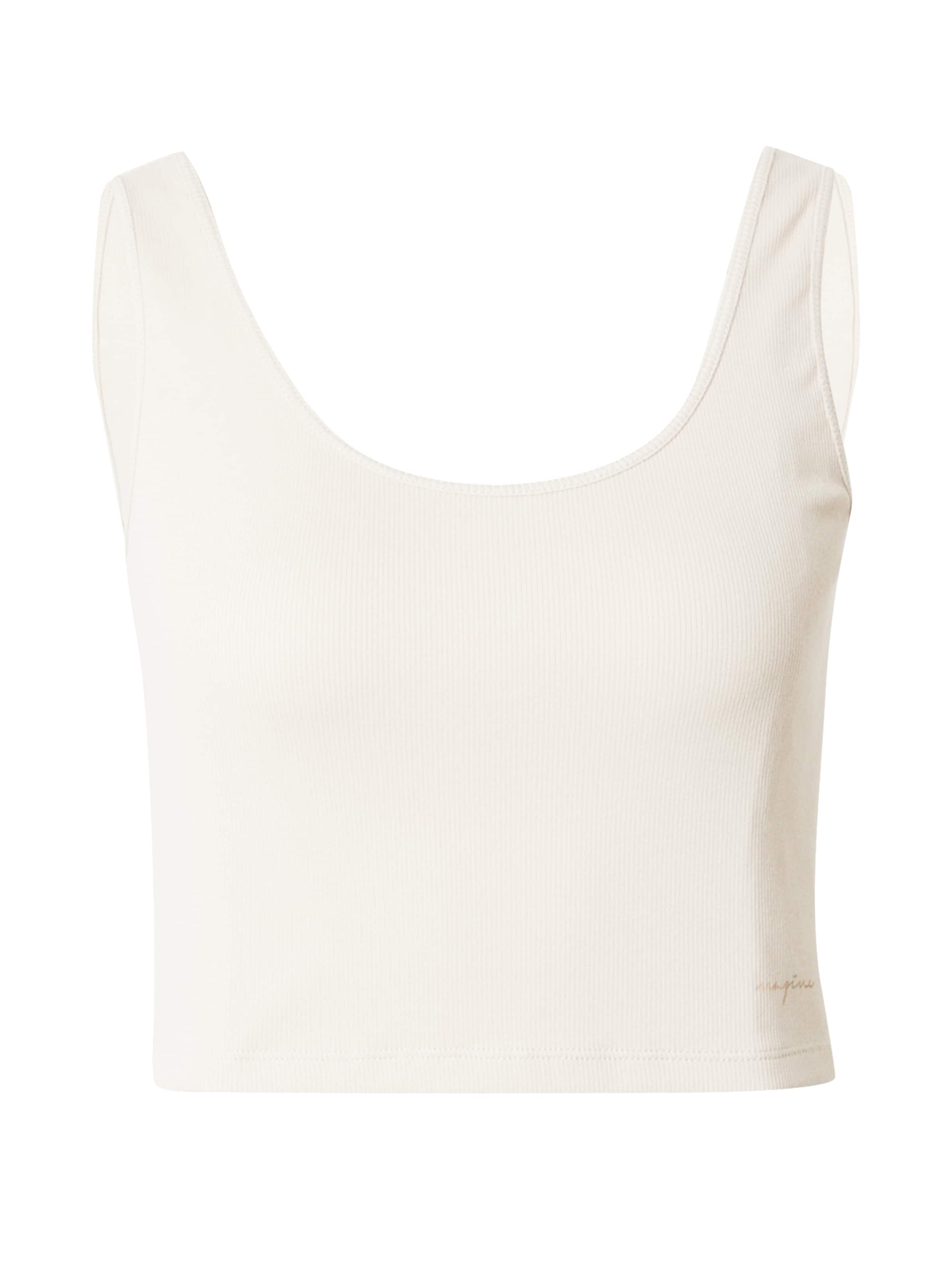 mazine Top in Beige: front