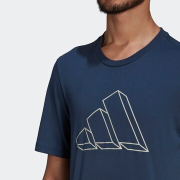 T-Shirt fonctionnel ADIDAS PERFORMANCE en bleu