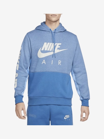 Nike Sportswear Αθλητική μπλούζα φούτερ σε μπλε / γαλάζιο / λευκό, Άποψη προϊόντος