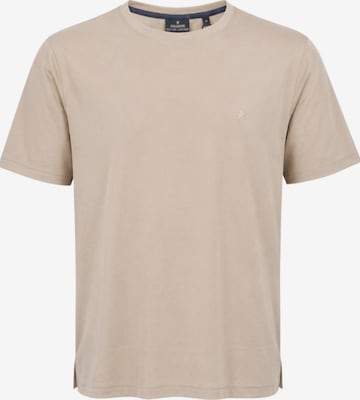 Ragman Koszulka 'ROUND NECK SOLID' w kolorze beżowy: przód