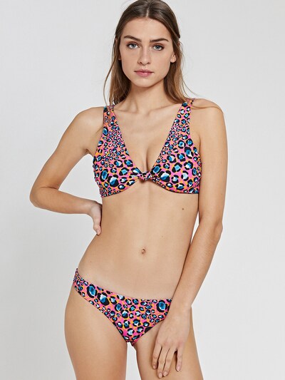 Costum de baie două piese Shiwi pe albastru / galben închis / roz / negru, Vizualizare model