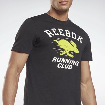 Reebok Sportshirt in Schwarz