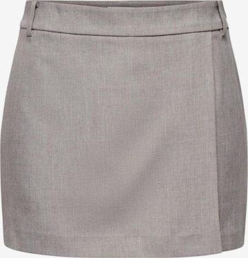 ONLY Пола 'Onllinda Hw Mel Skort Tlr Noos 15354890' в сиво: отпред