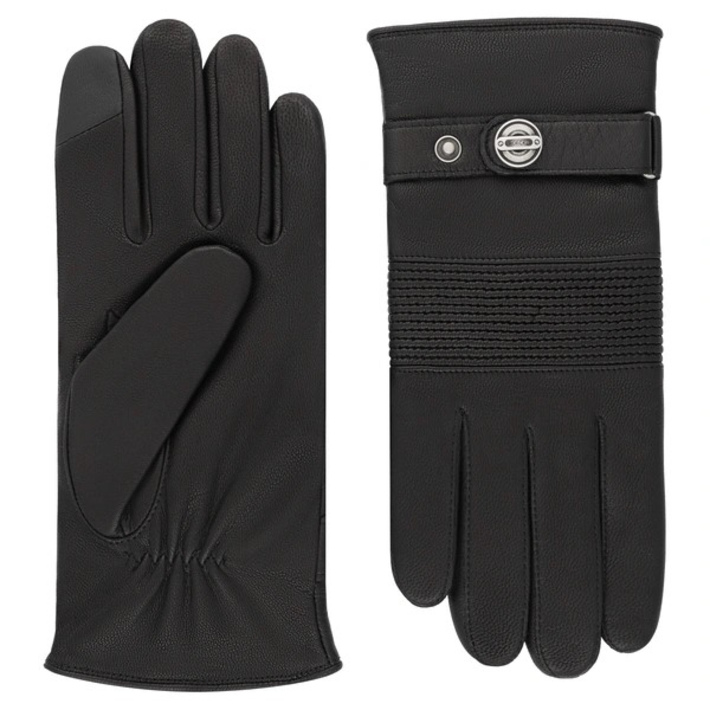 Roeckl Lederhandschuhe 'AUSTIN TOUCH' in Schwarz: Vorderseite