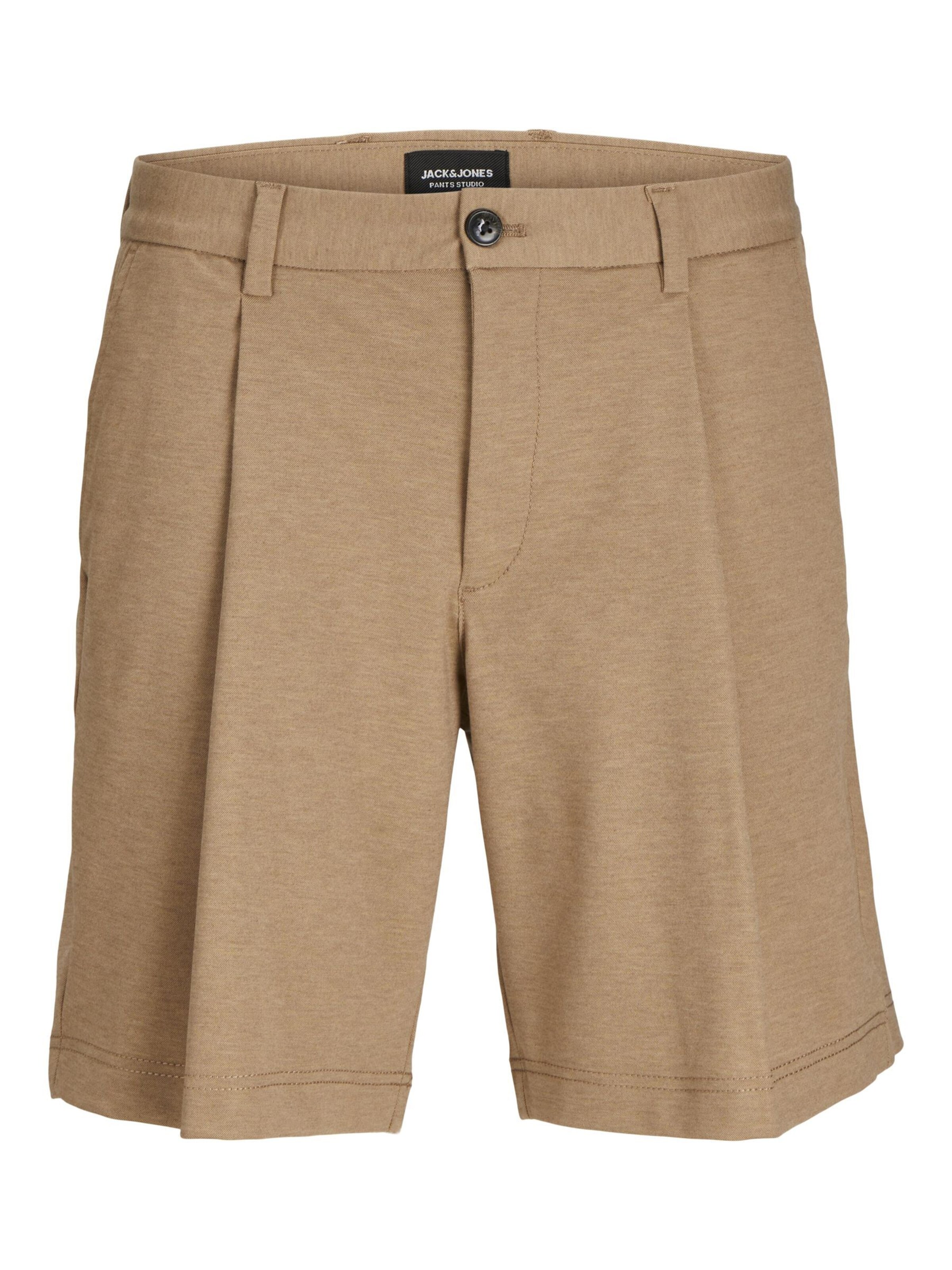 Pantalon chino JACK & JONES en marron : devant