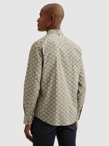 Coupe regular Chemise 'Shirt with allover print and stretch' VANGUARD en gris
