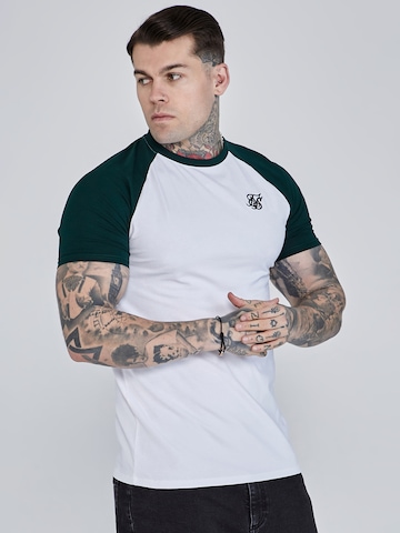 SikSilk Shirt in Wit: voorkant
