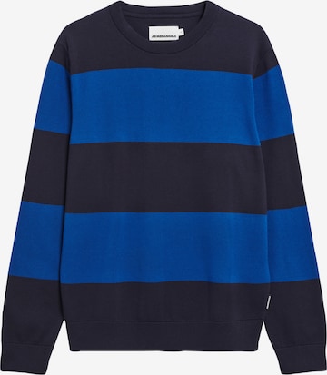 ARMEDANGELS Trui ' LOUKAA STRIPES ' in Blauw: voorkant