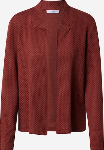 Cardigan 'CORA' ONLY en marron : devant