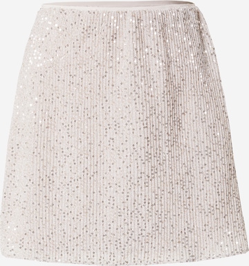 Neo Noir Skirt 'Miva' in Beige: front