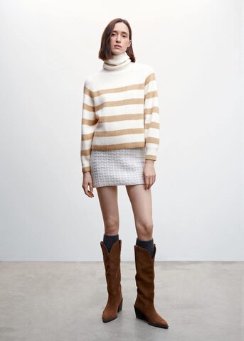 MANGO Sweater 'Merlin' in Beige