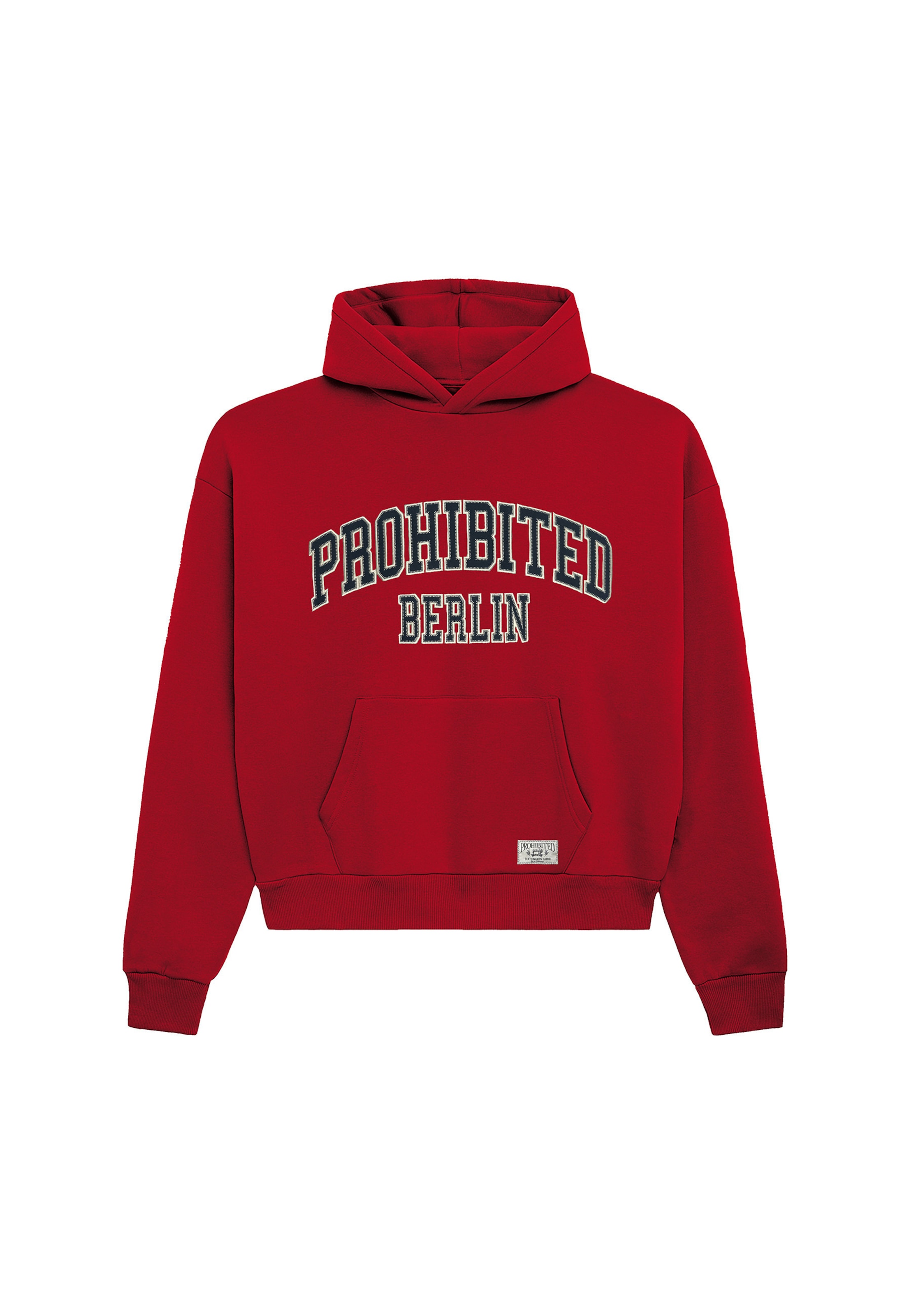 Prohibited Sweatshirt in Red: front