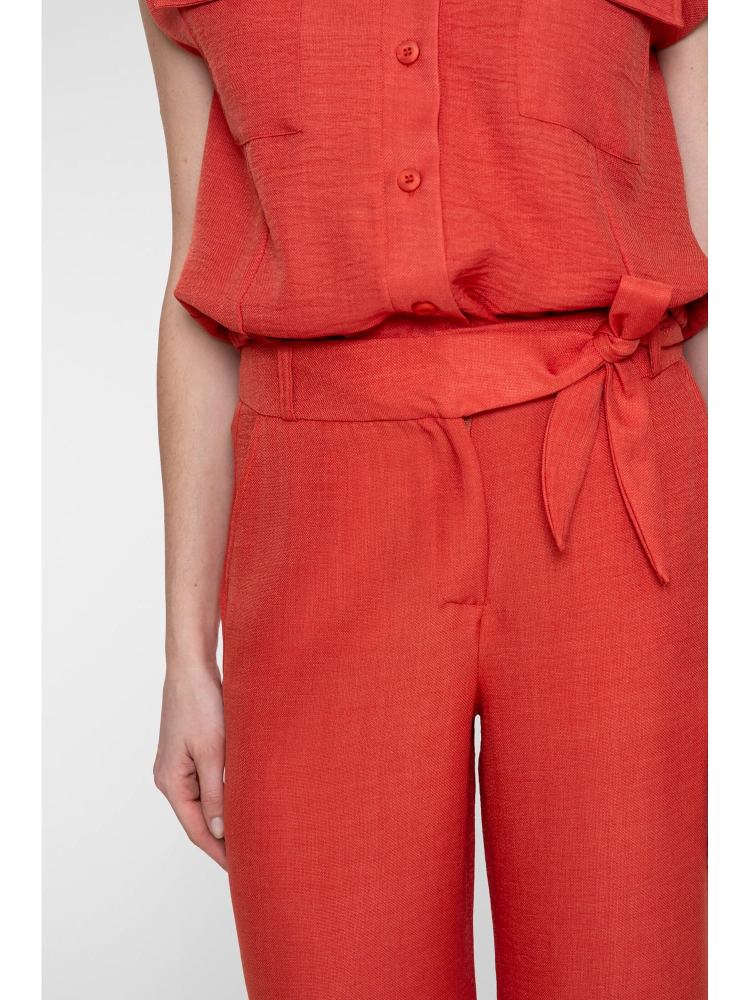 Geisha Baggy Trousers in Red