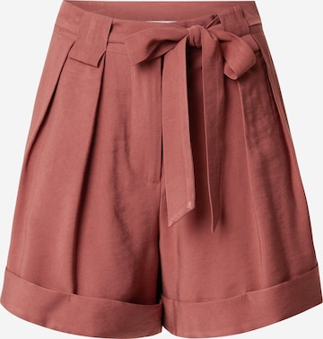 ABOUT YOU Loosefit Laskoshousut 'Lotta' värissä ruskea: etupuoli