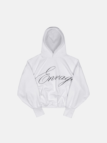 ENRAGE Sweatshirt 'SCRIPT' in Weiß: Vorderseite