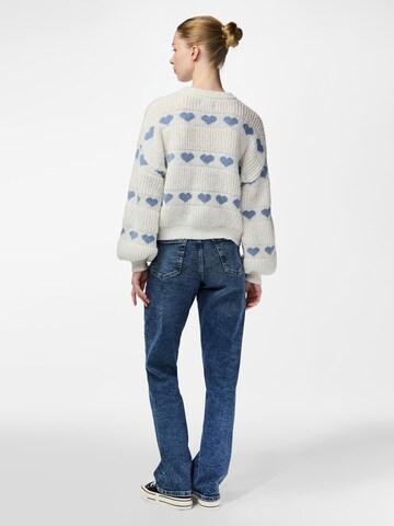 PIECES Pullover 'NOVE' in Weiß