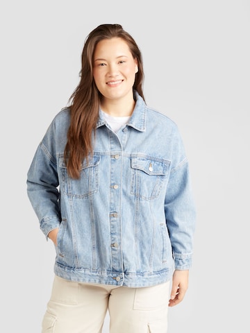 Veste mi-saison 'KIRA' EVOKED en bleu : devant