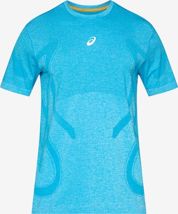 ASICS Performance shirt 'ROAD' in Blue: front
