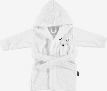 ALVI Bathrobe in White: front