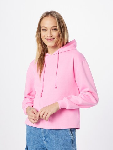 Sweat-shirt 'CHILLI' PIECES en rose : devant