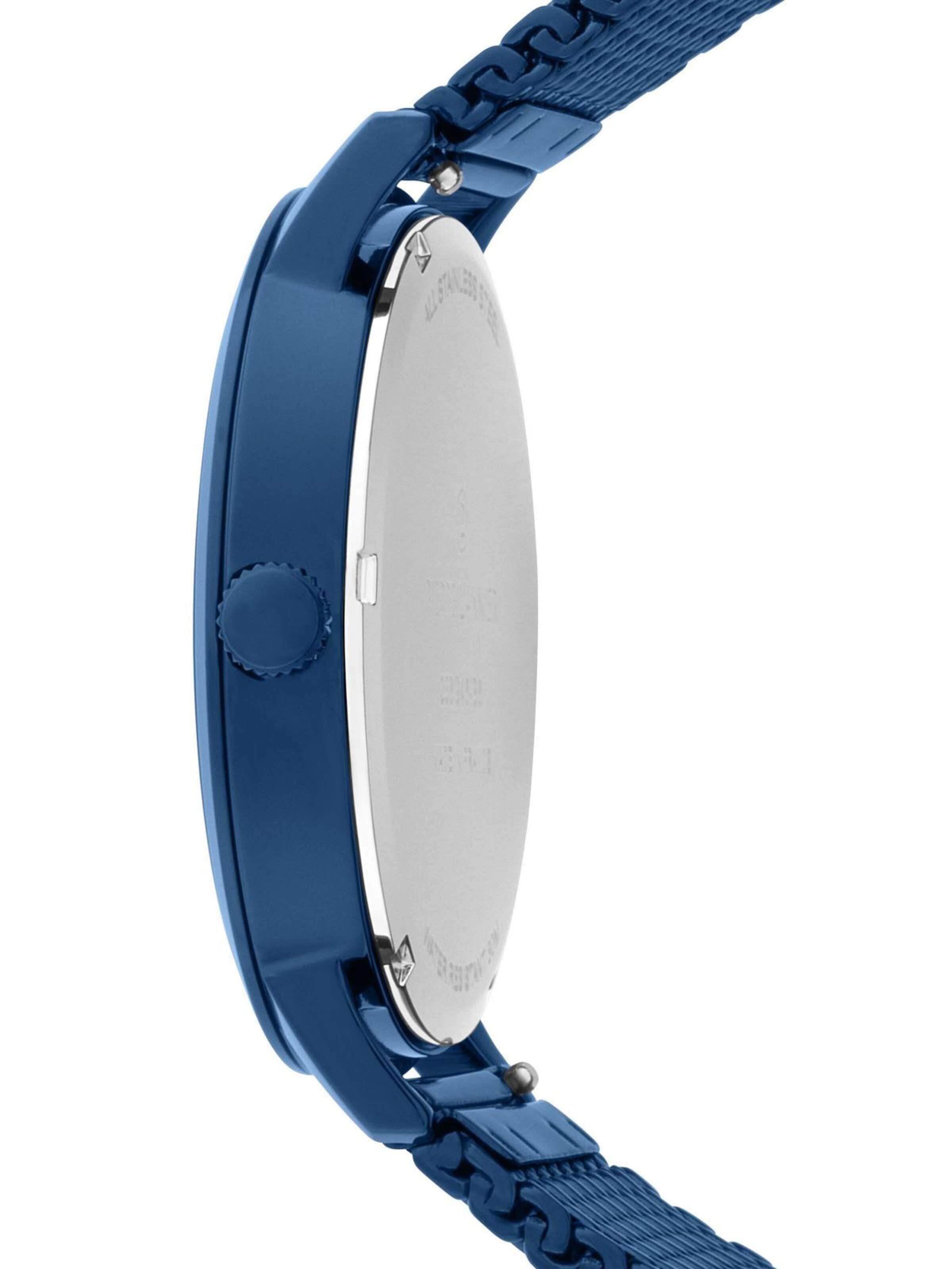 Pierre Lannier Analoog horloge 'Watch Interval' in Blauw