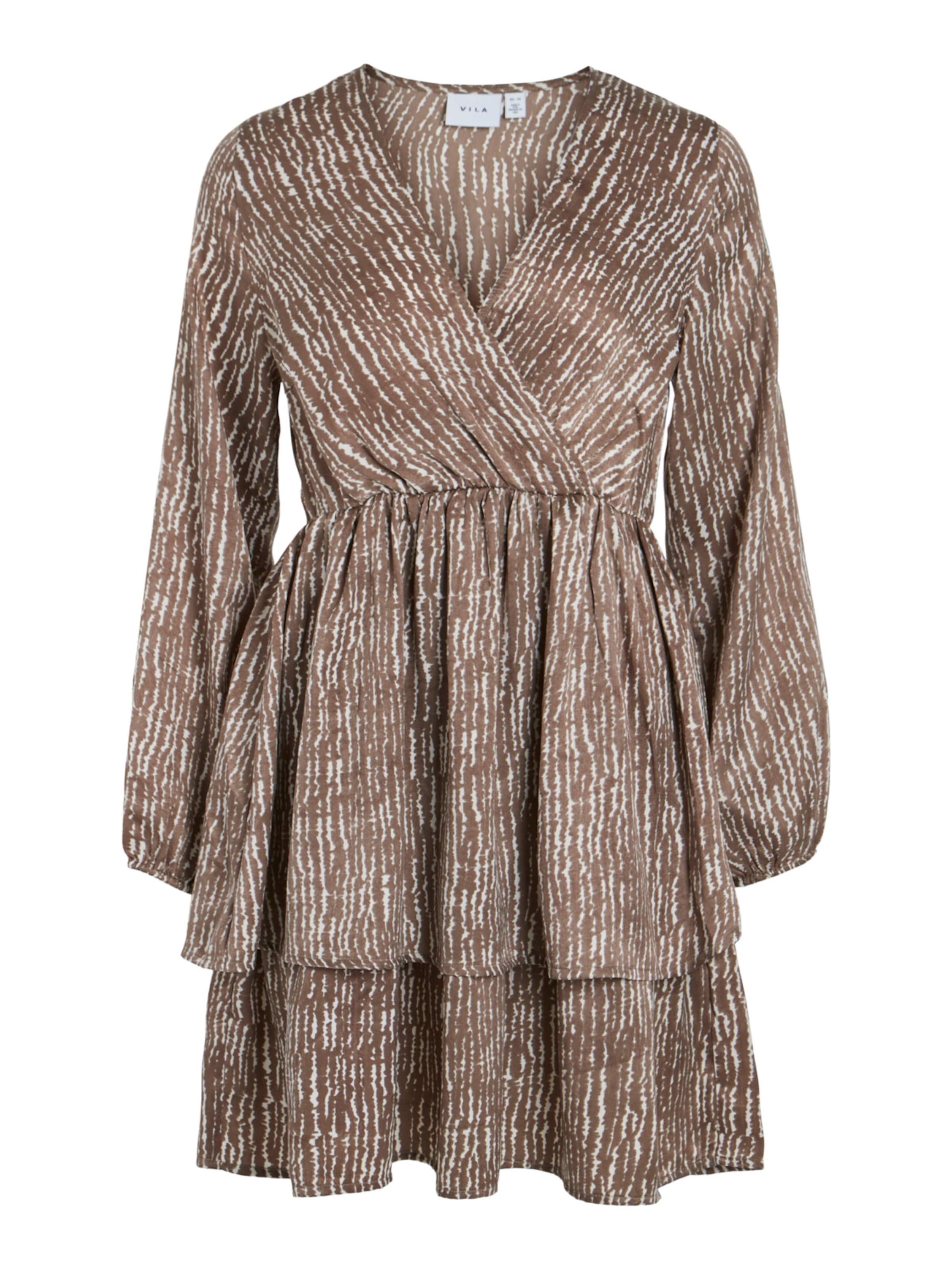 VILA Kleit 'SALLY FIA', värv pruun: eest vaates
