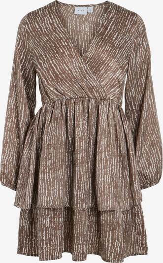 VILA Kleid 'SALLY FIA' in creme / braun, Produktansicht