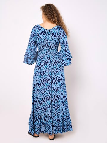Robe ' ' Apricot en bleu