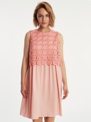 Robe de cocktail 'Zahyla' Ana Alcazar en rose : devant