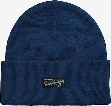 Bonnet Superdry en bleu : devant