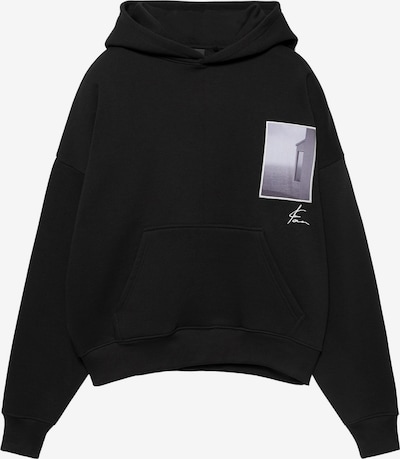 Pull&Bear Collegepaita värissä vaaleanharmaa / tummanharmaa / musta, Tuotenäkymä