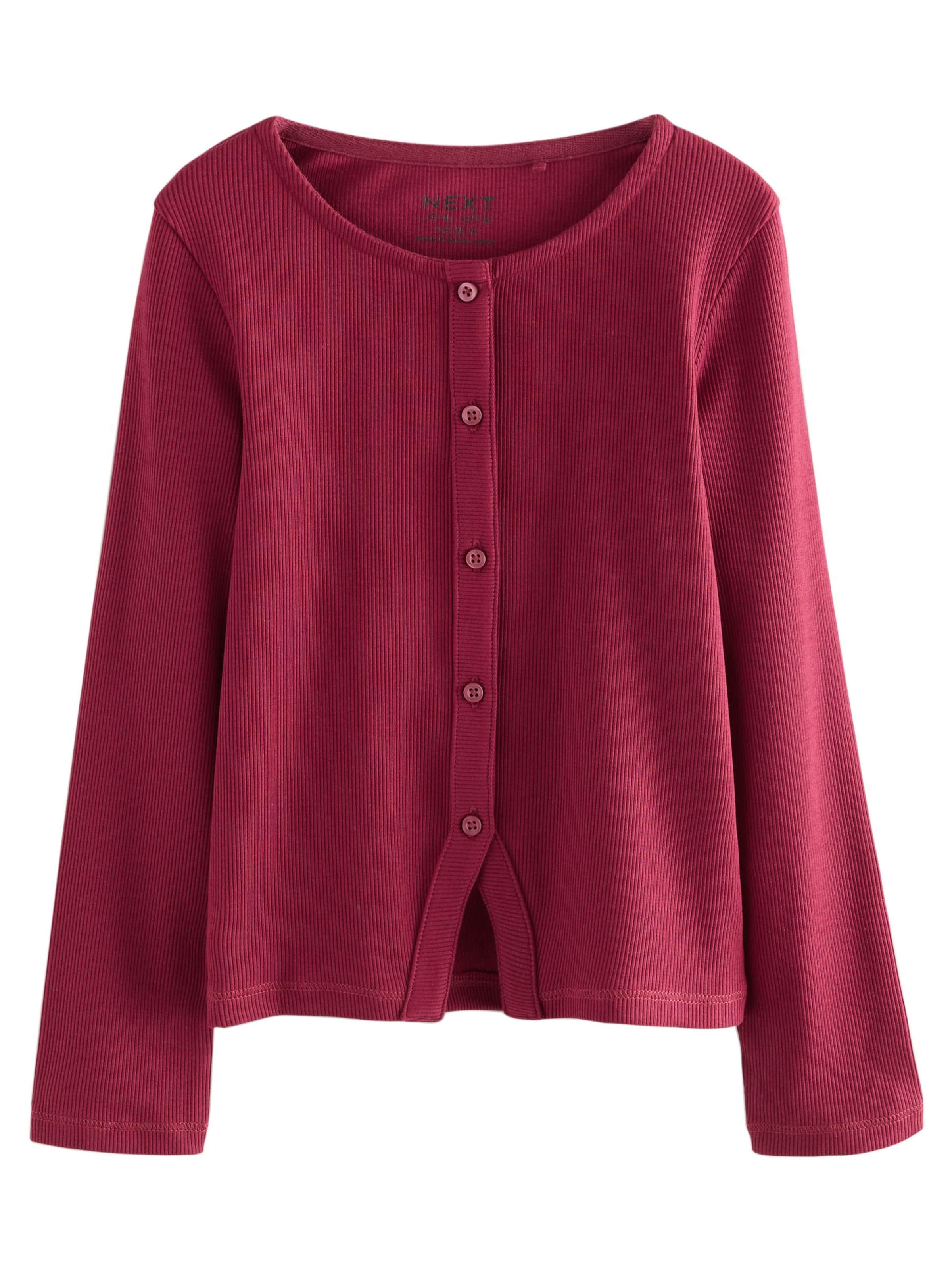 sarkans Next Adīta jaka: no priekšpuses