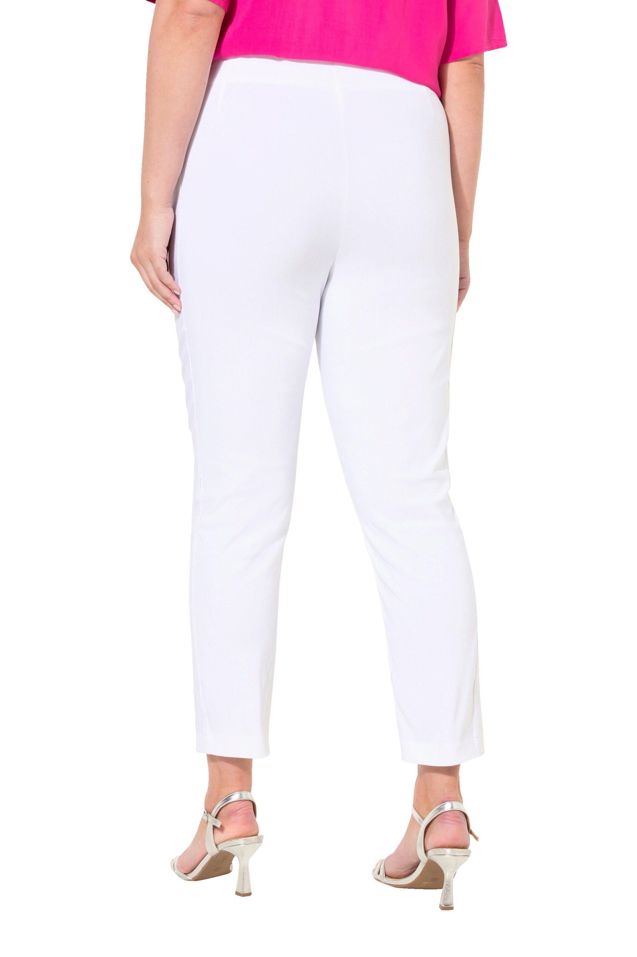 MIAMODA Slimfit Broek in Wit