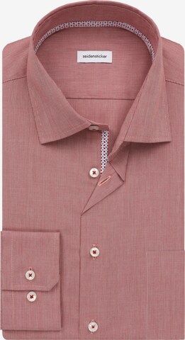 SEIDENSTICKER Comfort fit Zakelijk overhemd 'Comfort' in Roze