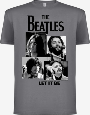 T-Shirt 'Beatles – Let It Be T-Shirt' The Beatles en gris : devant