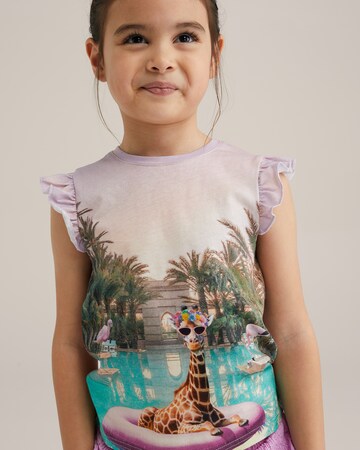 Top di WE Fashion in lilla
