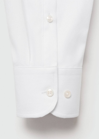 MANGO MAN Regular fit Business Shirt 'Alfred' in White