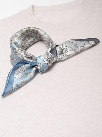 MayTree Sjaal 'Seidentuch Blumen Quartett' in Blauw