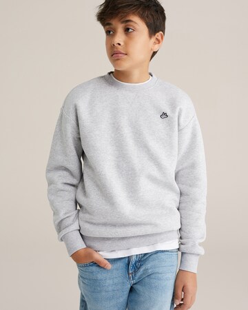 WE Fashion Mikina – šedá: přední strana