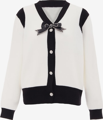 CHANI Knit Cardigan in Black: front